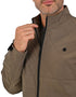 Chamarra color Taupe PORTFOLIO para caballero estilo puffer.